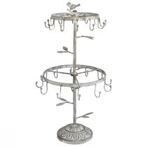 Product Product carrier metal rust grey for decorative hangers Ø24cm H49cm