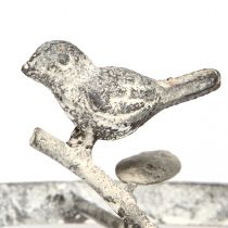 Product Product carrier metal rust grey for decorative hangers Ø24cm H49cm