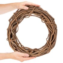 Product Natural Wicker Wreath 40cm for DIY Floral Decorations