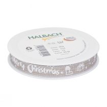 Product Christmas ribbon Merry Christmas Ribbon Beige 15mm 20m