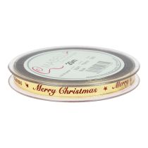 Product Christmas ribbon Merry Christmas Ribbon Red Gold 10mm 20m
