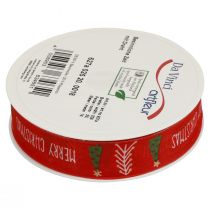 Product Gift ribbon, Christmas ribbon, Christmas ribbon Merry Christmas 25mm 18m
