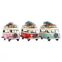 Product Christmas bus Christmas car vintage decoration metal 17cm 1 pc