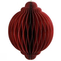 Product Christmas decoration paper Christmas tree decoration Bordeaux H20cm