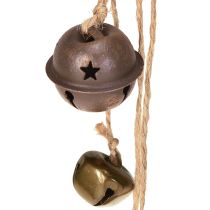 Product Christmas bells for hanging, H37cm, 6 pieces