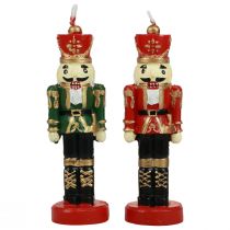 Product Christmas candle nutcracker figure table decoration Christmas 12cm 1 piece