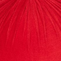 Product Velvet Red Christmas Bauble Set, 25cm, Hanging Decoration, 2 Pieces
