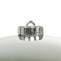 Product Christmas ball plastic medium Ø20cm silver
