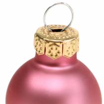 Product Mini Christmas ball matt / glossy assorted Ø2.5cm 24 pcs Various colours