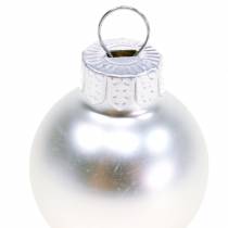 Product Mini Christmas Ball Silver Assorted Ø2.5cm 24 pcs