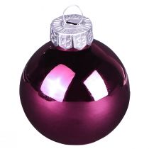 Product Christmas balls glass berry mix tree balls Ø4cm 24 pcs