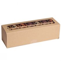 Product Christmas balls gold brown mix glass balls Ø4cm 24 pcs