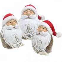 Product Santa Claus table decoration Santa Claus window decoration H8cm 3pcs