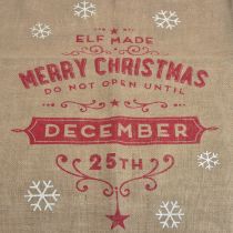 Christmas sack Gift sack Christmas jute sack large 80×48cm