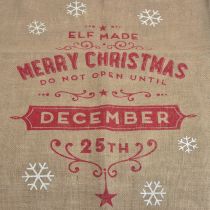 Product Christmas sack Gift sack Christmas jute sack large 80×48cm