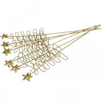 Product Christmas pine tree flower pin metal 30cm 6 pcs