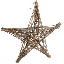 Product Christmas star made of branches decorative star for hanging 50cm