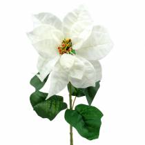 Product Poinsettia artificial flower white 67cm