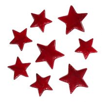 Product Poinsettias mix 4-5cm red shiny 72 pcs