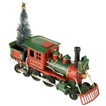 Product Christmas train with fir locomotive Christmas green 20cm