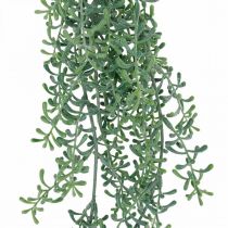 Product Green plant hanging artificial hanging plant with buds green, white 100cm