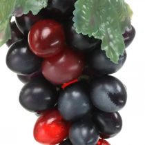 Decorative grapes Black Decorative fruit Artificial grapes 15cm