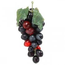 Decorative grapes Black Decorative fruit Artificial grapes 15cm
