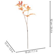 Product Artificial Hawthorn Branch with Leaves and Berries 62cm