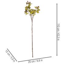 Product Artificial Hawthorn Branch with Red Berries Decoration 110cm