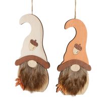 Product Gnome pendant wooden decorative autumn gnome 21×10.5cm 4pcs