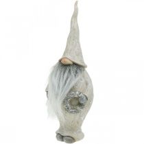 Product Decorative elf with beard and wreath Christmas elf 14x×12×36cm