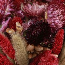 Product Wildflower bouquet dried flowers in natural pink L30cm