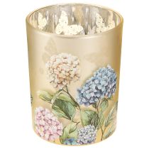 Product Elegant candle holder with floral motifs for cozy room decoration, 12.5cm, 2 pieces.