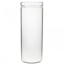 Product Flower vase, glass cylinder, glass vase round Ø10cm H27cm
