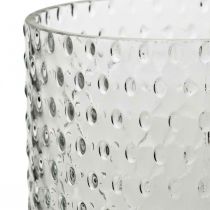 Product Flower vase, glass vase, candle glass, lantern glass Ø11.5cm H23.5cm