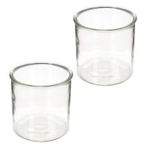 Product Glass Votive Holder Set, Clear Round Design, 12cm, Pack of 2
```html
<h2>Clear Glass Votive Holders for Versatile Home Decoration</h2>
<p>
This set of two clear glass votive holders is a practical and elegant addition to your home decor. With a straightf