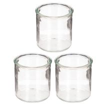 Product Glass Tea Light Holders Transparent Round Glass Set of 3 8cm
```html
<h2>Set of 3 Glass Tea Light Holders for Home and Table Decoration</h2>
<p>
These tea light holders are crafted from clear glass with a simple and timeless round shape. With a diameter