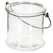 Product Glass hanging lantern Ø12cm H12.5cm 2pcs