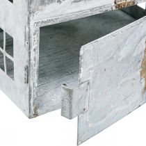 Product Light house tealight holder metal tealight house H26cm