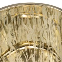 Product Elegant decorative lantern with grass motif for cozy living accents, 12.5cm, 2 pieces.