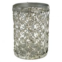 Product Lantern antique silver Ø10.5cm H14.5cm 1pc