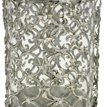 Lantern antique silver Ø8cm H12cm