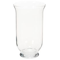 Product Glass candle holder/vase for atmospheric interior design with classic elegance, 25cm