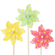 Product Garden windmill decoration for placement in flower beds, 47cm, 3 pieces