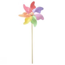 Product Windmill Decoration Windmills Natural Coloured Ø20.5cm H55cm