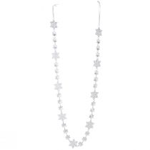 Product Winter Garland Ice Crystals Clear Silver White L150cm 2 Pcs