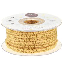Product Wool thread with wire felt cord mica yellow bronze Ø5mm 33m