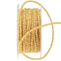Product Wool thread with wire felt cord mica yellow bronze Ø5mm 33m