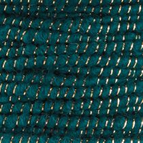 Product Wool thread with wire felt cord wool cord turquoise gold Ø5mm 33m
