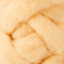 Product Wool cord, wool ribbon, cream orange, 10m wool for wreaths &amp; arrangements
